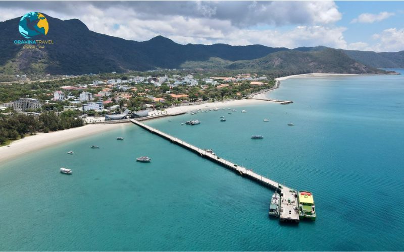 Pristine white sand beaches with turquoise waters