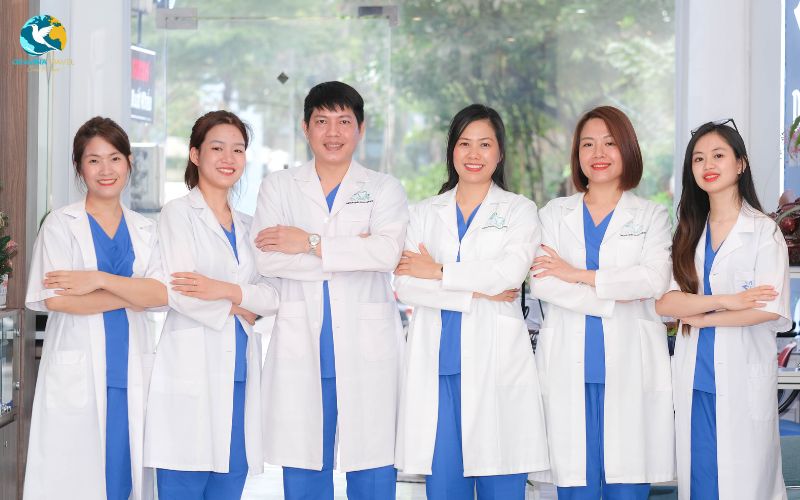 Professional dental team