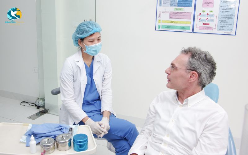 Final dental session at Dr.Smile Dental Clinic