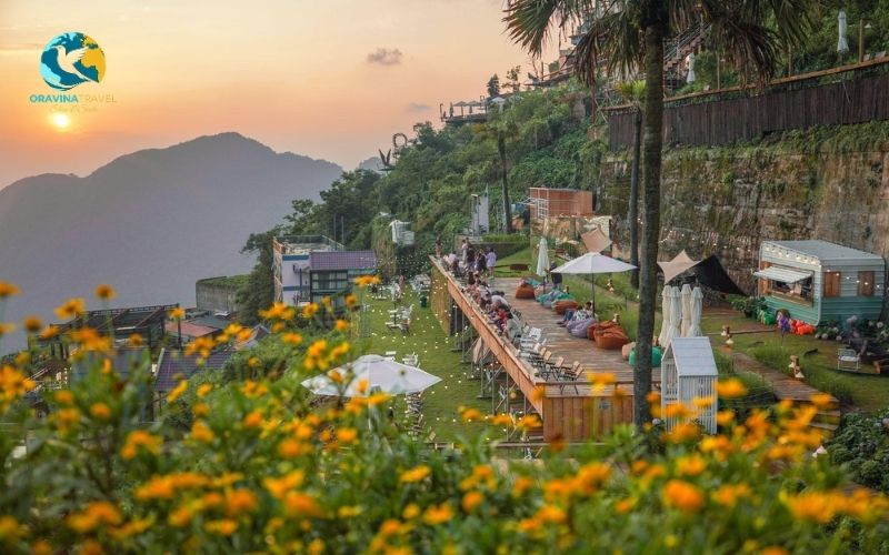 Million dollar view coffee shop in Tam Dao