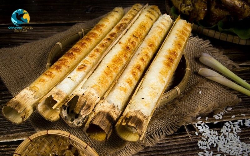 Bamboo-tube rice