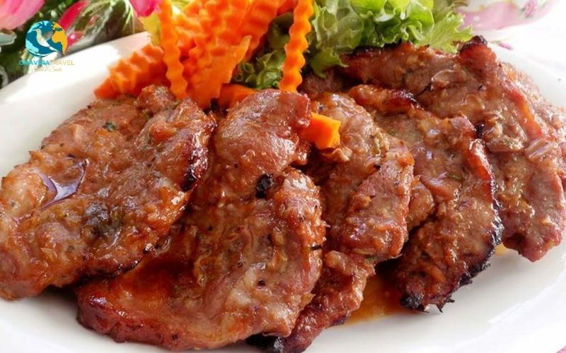 Grilled goat
