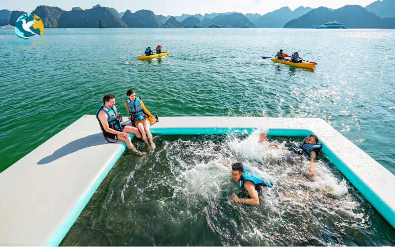 You can enjoy an infinity pool