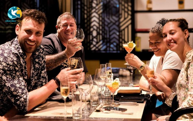 Private dinner on cruise