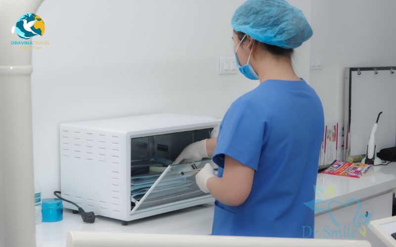The sterilization system uses autoclaves